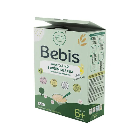 Bebis Infant porridge with sheep's milk, wheat, apple and banana 200 g