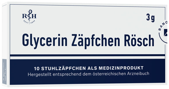 Glycerin suppositories Rösch 3g