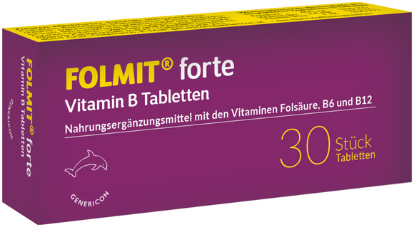 Folmit forte vitamin B 30 tablets