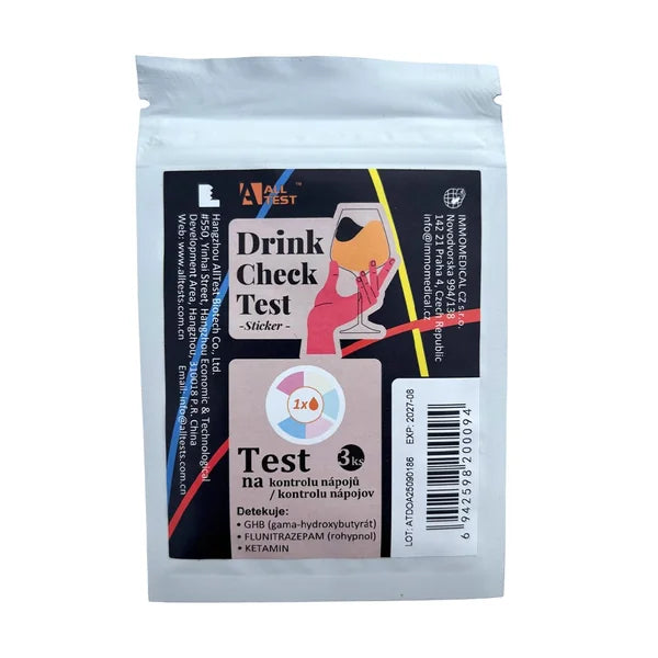 Alltest Drink spiking - drugs in drinks test sticker 3 pcs