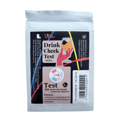 Alltest Drink spiking - drugs in drinks test sticker 3 pcs