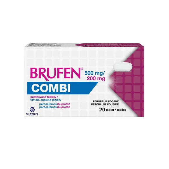 Brufen Combi 500 mg/200 mg 20 tablets