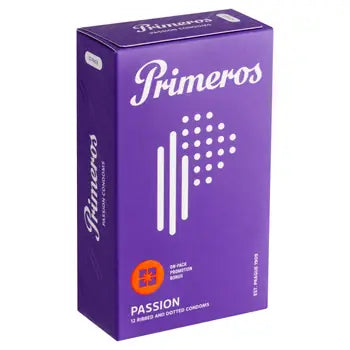 Primeros Passion Condoms with ridges and protrusions 12 pcs