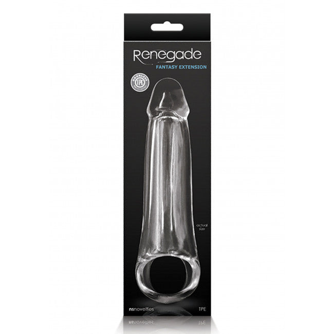 NS Novelties Renegade Fantasy Extension Transparent M