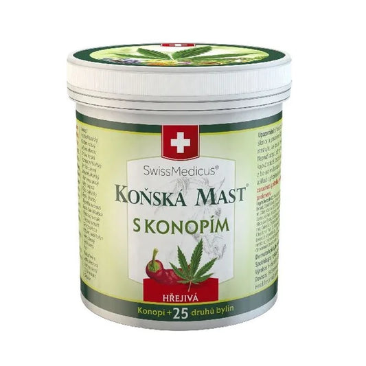 SwissMedicus Horse ointment with hemp warming 250 ml