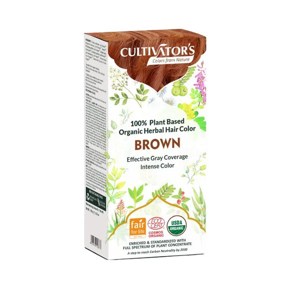 Cultivator's Organic Herbal Hair Color Brown