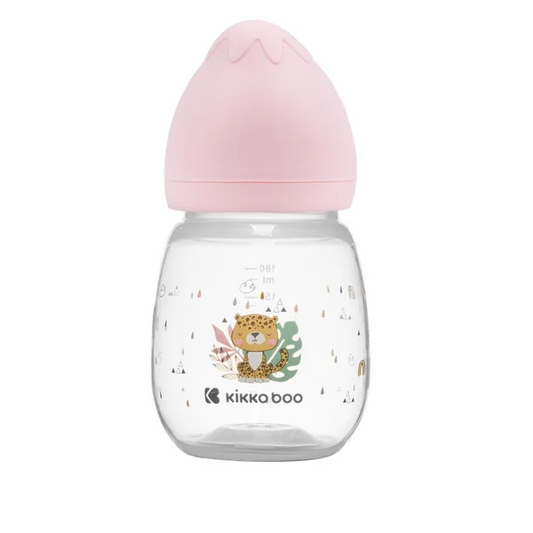 KikkaBoo Baby Bottle 3m+ Savanna Pink 180 ml
