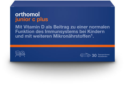 Orthomol junior C plus forest fruit 30 chewable tablets