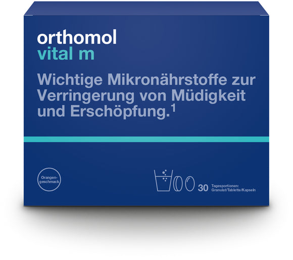 Orthomol Vital m Orange flavor 30 Granules + Tablets + Capsules