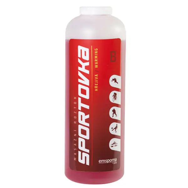 SPORTOVKA B Warming massage solution 550 ml