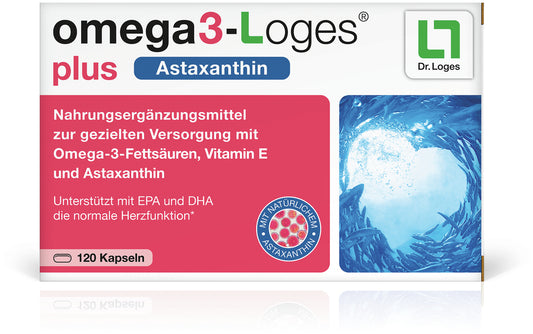 Dr. Loges omega3-Loges plus Astaxanthin 120 capsules