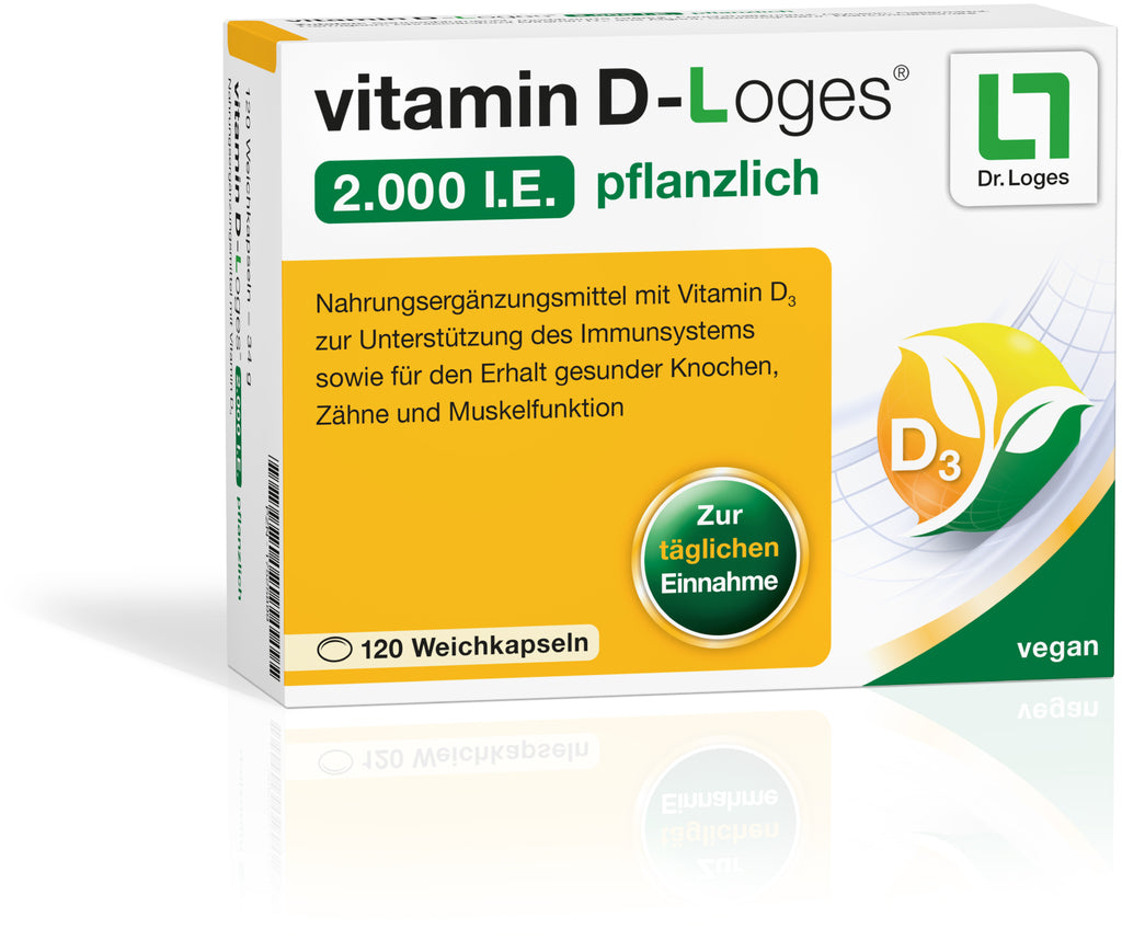 Dr. Loges vitamin D-Loges 2,000 IU plant-based