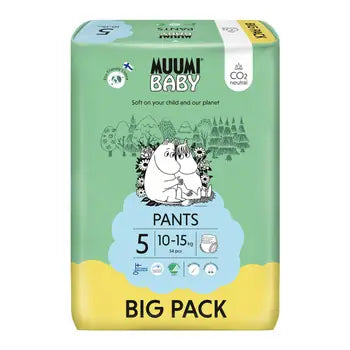 Muumi Baby Pants 5 Maxi+ 10-15 kg 54 pcs