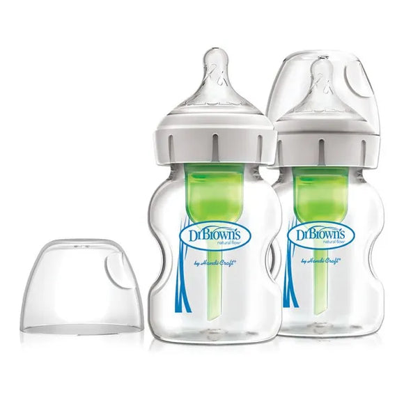 Dr.Browns Anti-colic glass Baby bottle 150 ml 2 pcs