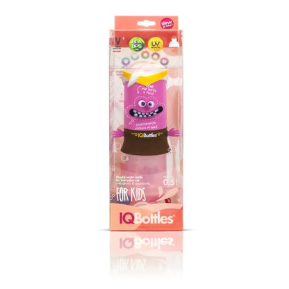 IQ Bottles PRINCESS Pink water bottle