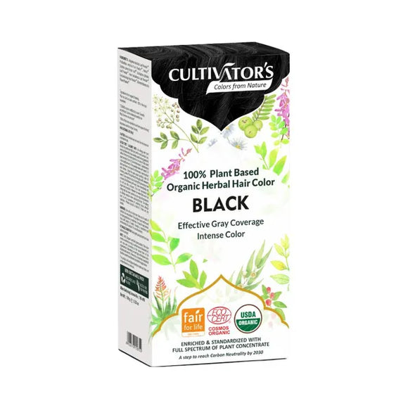 Cultivator's Organic Herbal Hair Color Black