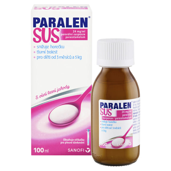 PARALEN SUS 24 mg/ml oral suspension 100 ml