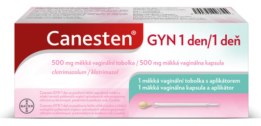 CANESTEN GYN 1 DAY 500mg 1 vaginal soft capsule + applicator