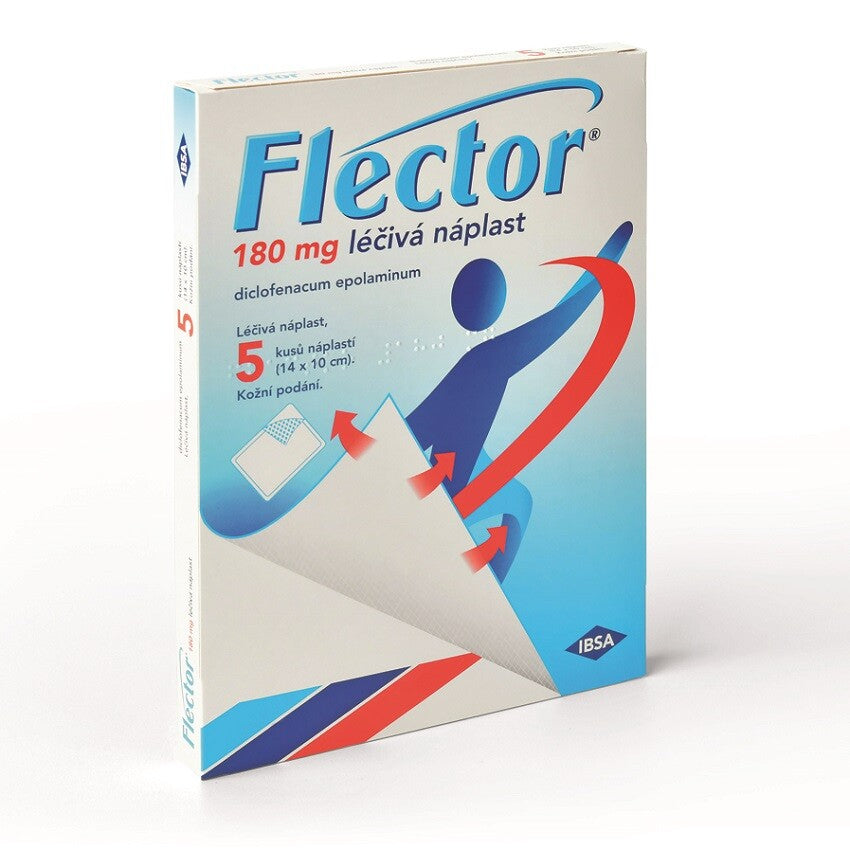 Flactor Flector Tissugel Transdermal patch 180mg - 5 pcs – My Dr. XM