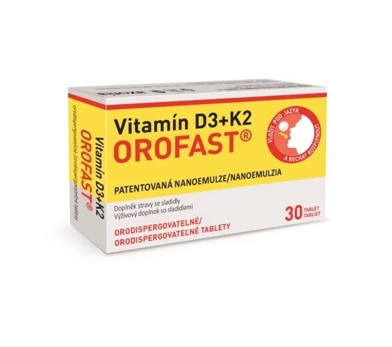 Axonia OROFAST Vitamin D3 + K2 - 30 tablets