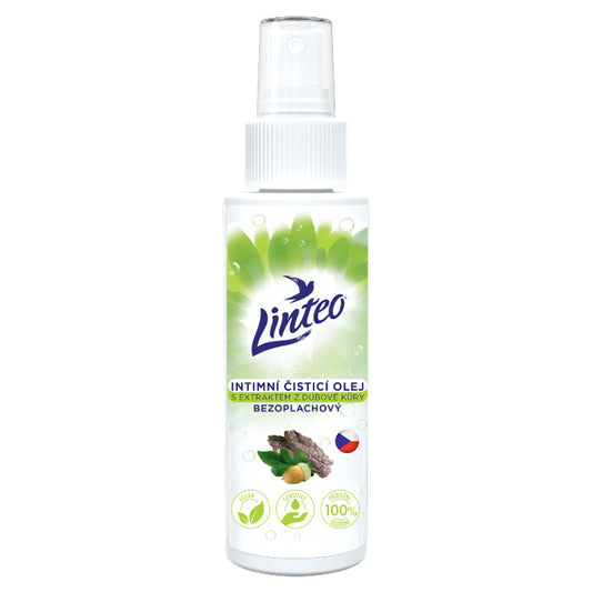 Linteo Intimate cleansing oil with oak bark extract 100ml