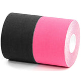 BronVit Sport Kinesio Tape Set Black + Pink 2 x 5cm x 6m