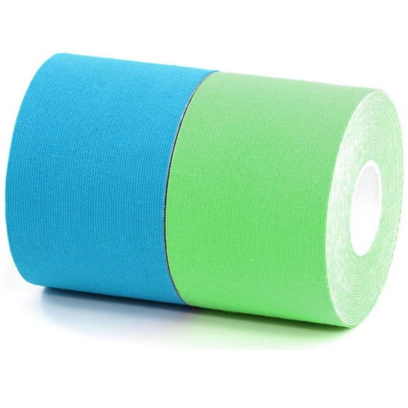 BronVit Sport Kinesio Tape Set Blue + Green 2 x 5cm x 6m