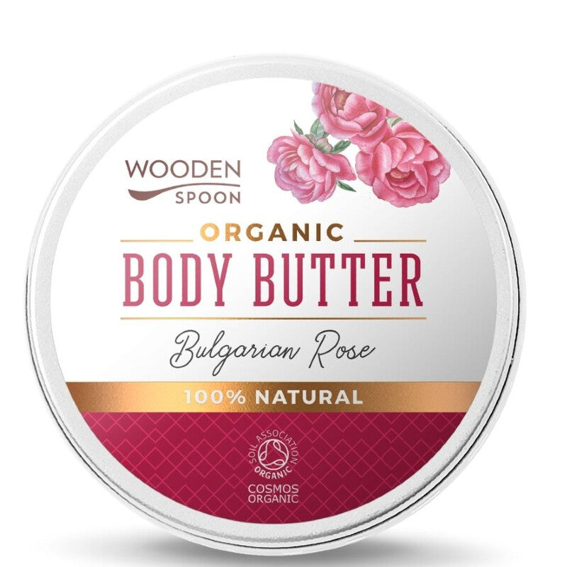 WoodenSpoon Organic Body Butter Bulgarian Rose 100 ml