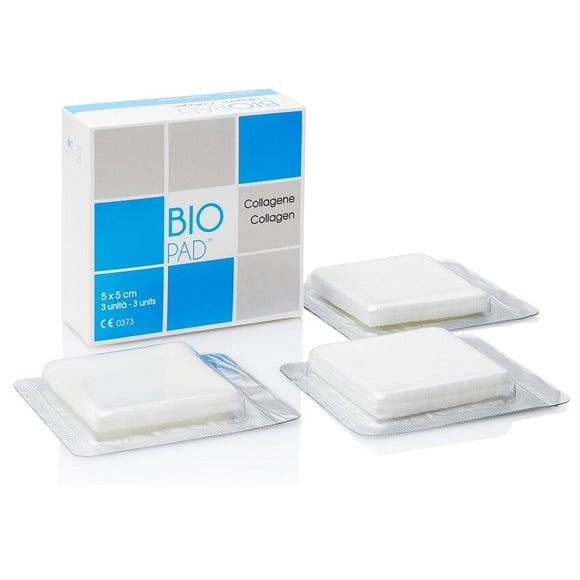 BIOPAD - Collagen Pad 5 x 5 cm 3 pcs