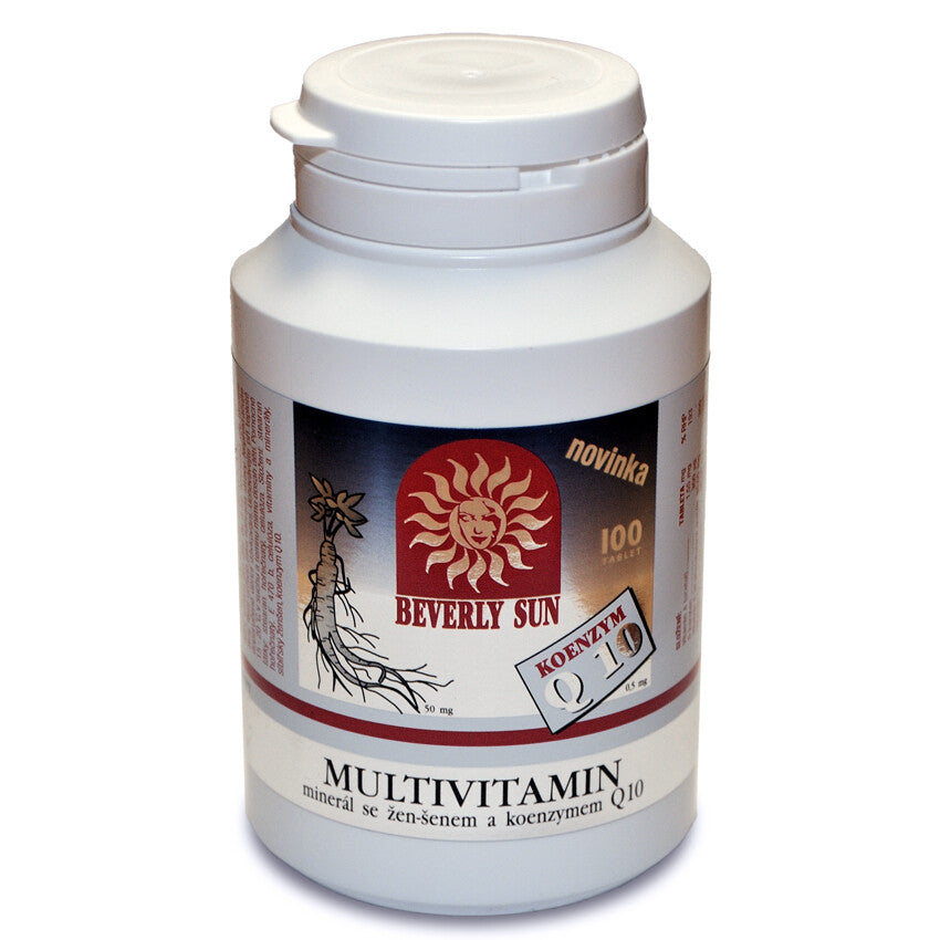 Multivitamin-mineral with ginseng + coenzyme Q10 - 100 tablets