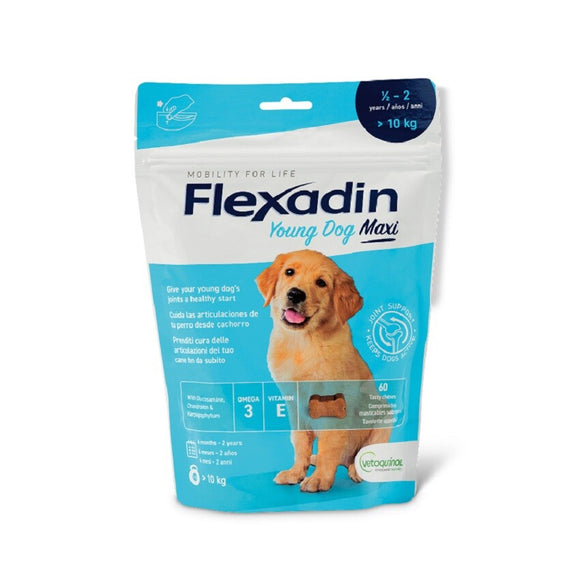 Flexadin Young Dog Maxi 60 tablets