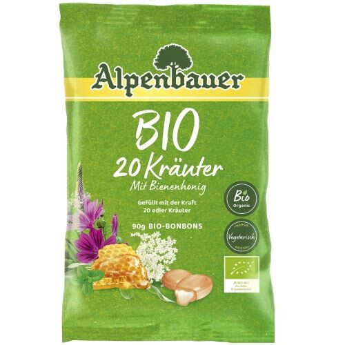 Alpenbauer Candies 20 herbs BIO - 3 packs x 90g