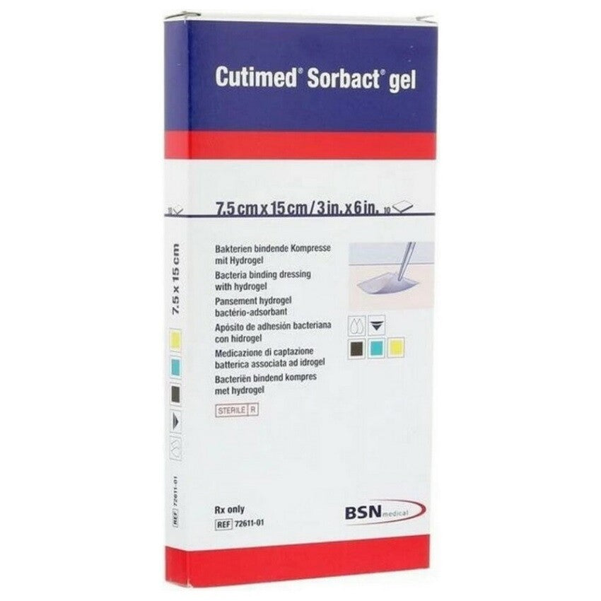 Cutimed Sorbact Gel Dressing 7.5 cm x 15 cm