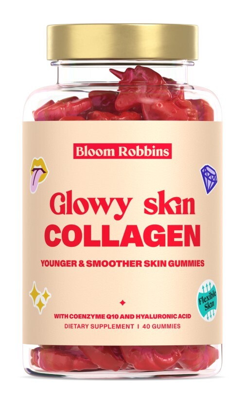 Bloom Robbins GLOWY SKIN COLLAGEN vitamins 40 gummies