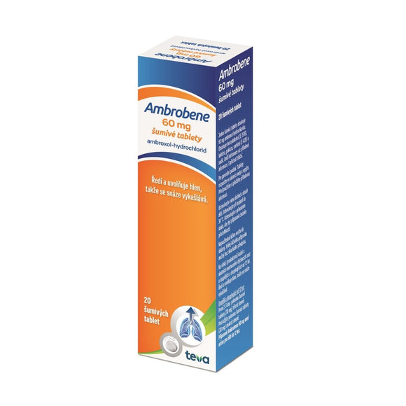 Ambrobene 60 mg 20 effervescent tablets