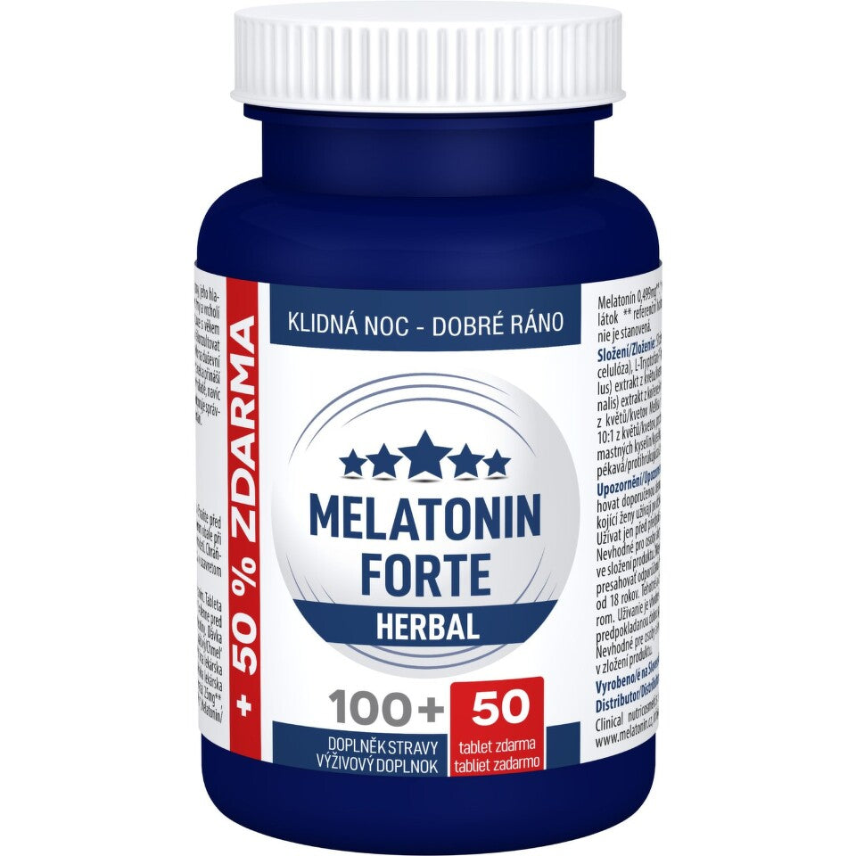 Clinical Melatonin Forte Herbal 150 tablets