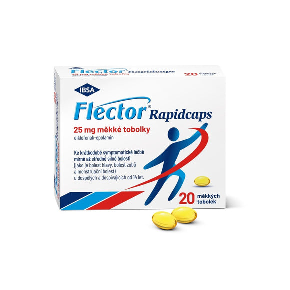 FLECTOR RAPIDCAPS 25mg - 20 soft capsules
