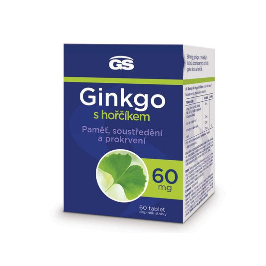 GS Ginkgo 60mg with magnesium 60 tablets