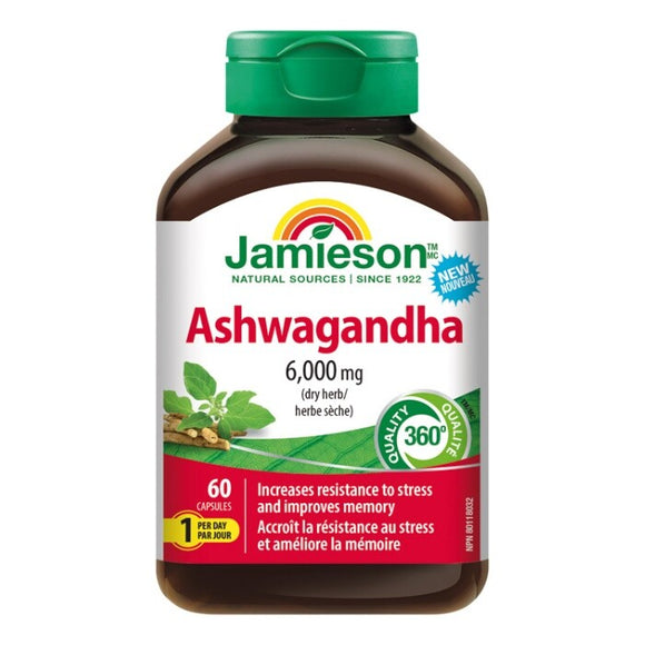 JAMIESON Ashwagandha 60 capsules