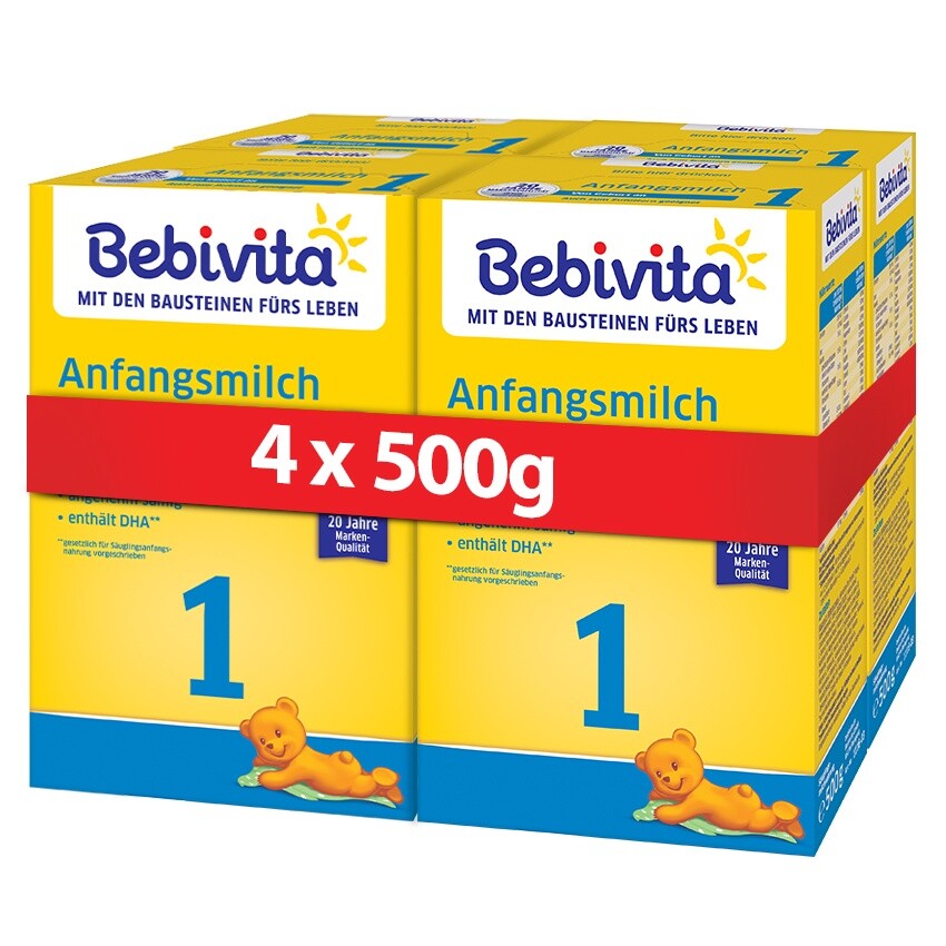 Bebivita 1 initial milk formula 4x500g