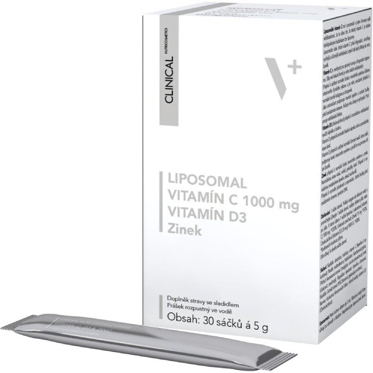 LIPOSOMAL Vitamin C+D3+Zinc 30 sachets x 5g