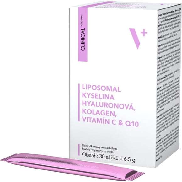 Clinical LIPOSOMAL Hyaluron + Collagen + Vitamin C & Q10 - 30sachets x 6.5g