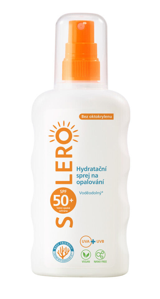 SOLERO Hydrating spray for tanning SPF50+; 200ml