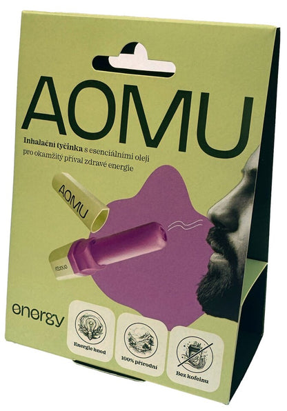 AOMU inhalation stick with essential oils - Energy