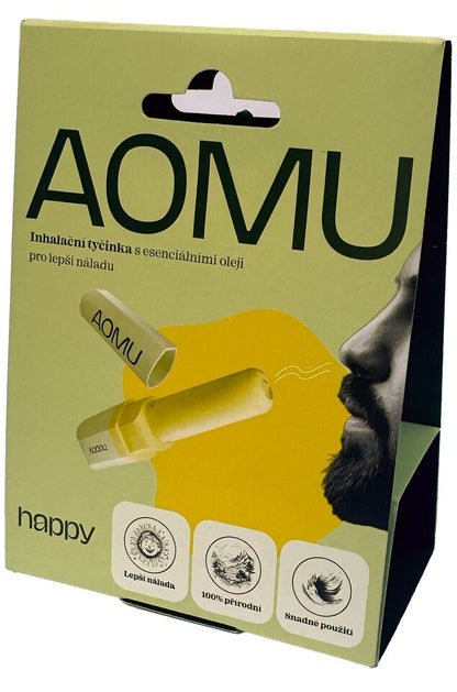 AOMU inhalation stick with essential oils - Happy