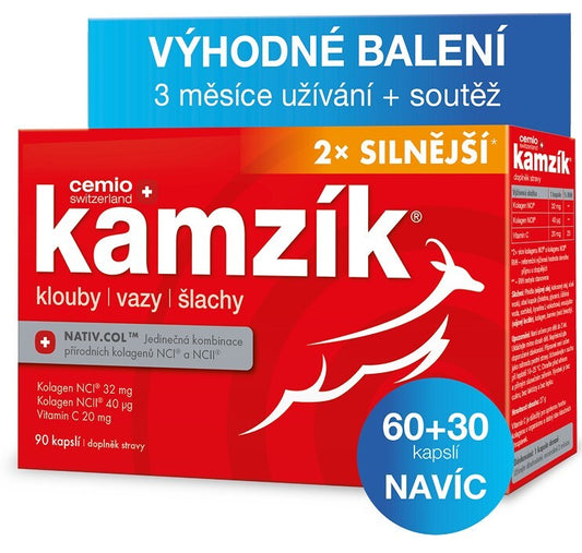 Cemio Kamzik (Chamois) 60 capsules + 30 capsules FREE