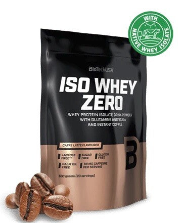 BioTech Iso Whey Zero caffe latte flavor 500 g