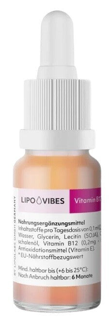 LipoVibes Vitamin B12 Drops 10ml