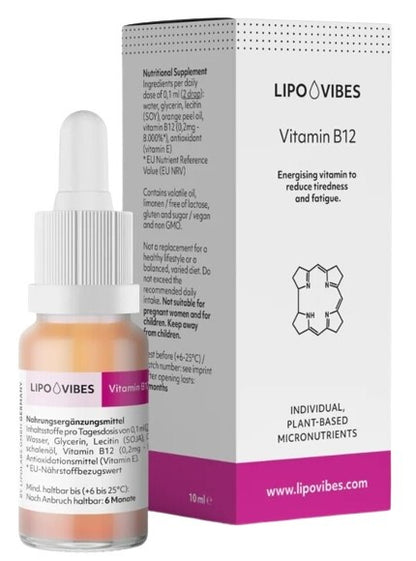 LipoVibes Vitamin B12 Drops 10ml