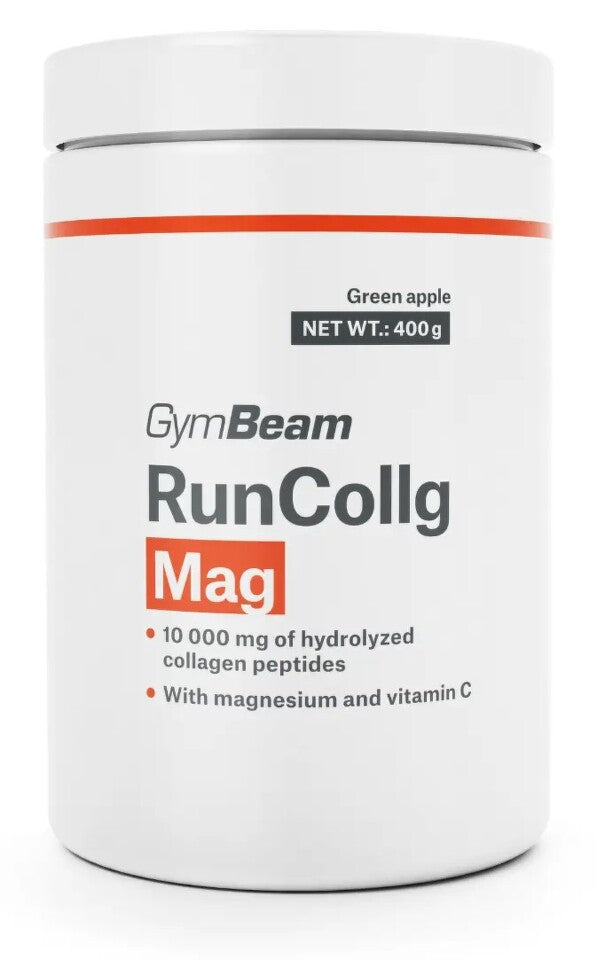 GymBeam RunCollg Mag vitamin C green apple 400g